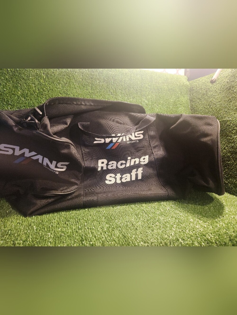 SWANS Sports Black Racing Staff Gear Bag